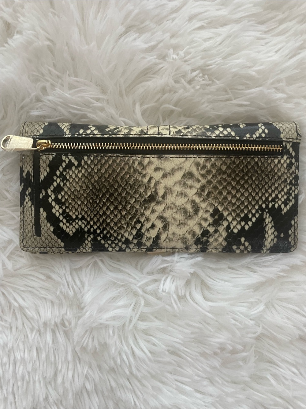 Brahmin Ady Wallet Caviar Felix Snake Print Leather Classic Luxury Sophisticated - Picture 3 of 15